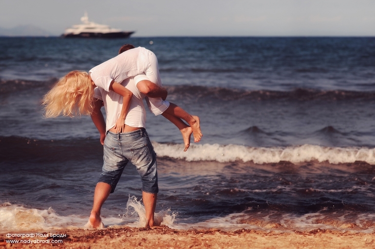 Семейная съемка во Франции, пляж Сен-Тропе, лето 2013