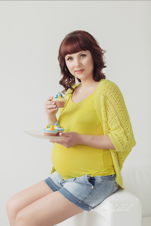 Воздушная Евгения в ожидании малыша