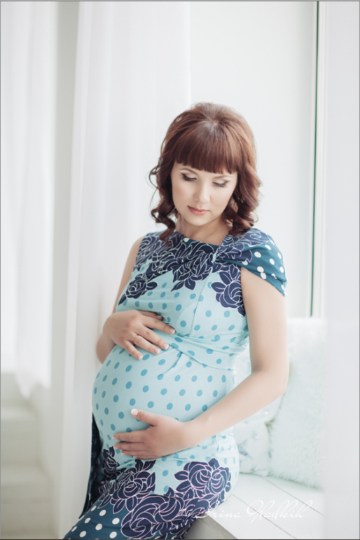 Воздушная Евгения в ожидании малыша