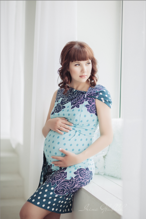 Воздушная Евгения в ожидании малыша