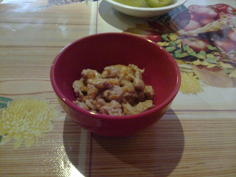 Тушеное мяско в мультиварке