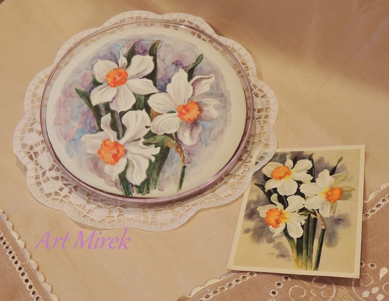 Пряники с весенними цветами.