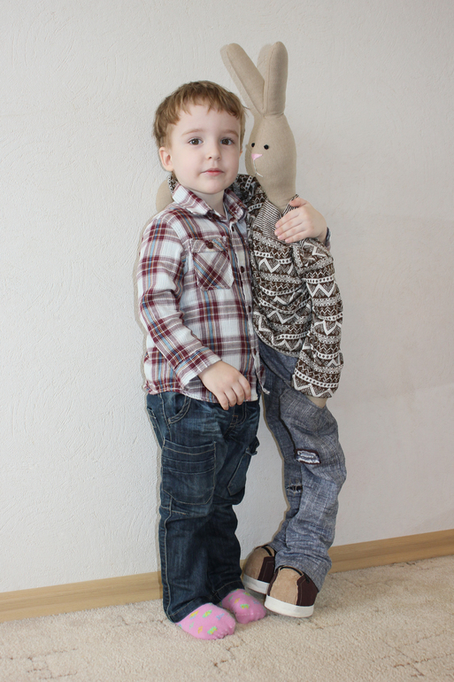 Вот таких своих зайчиков вам  ещё не показывала ))))