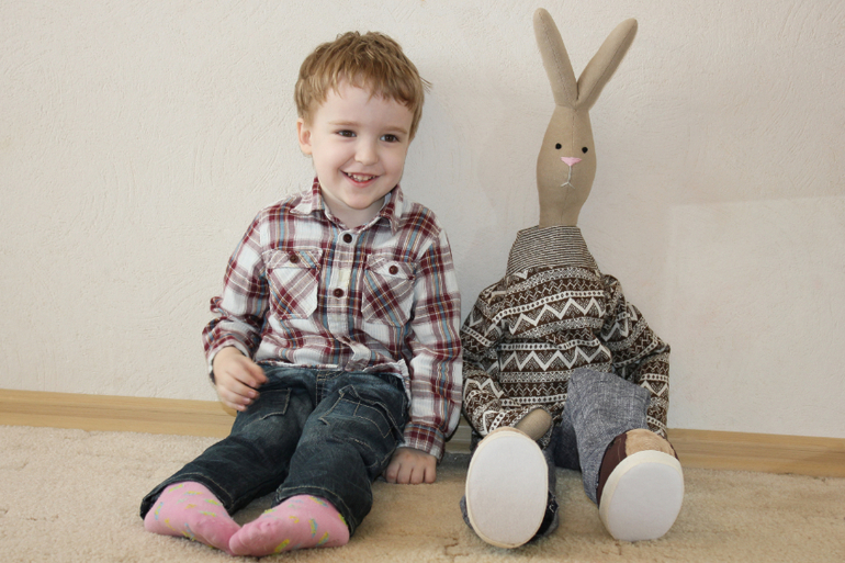 Вот таких своих зайчиков вам ещё не показывала ))))