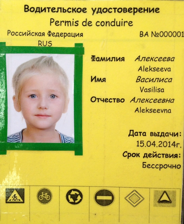 Водительские права)