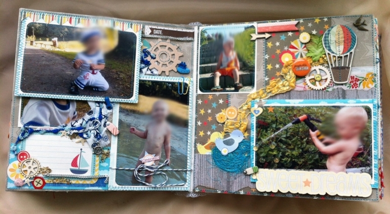 Альбом для мальчика с готовыми фото . Много позитива!!)))