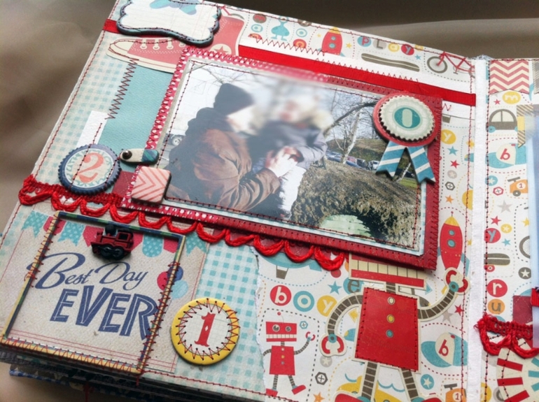 Альбом для мальчика с готовыми фото . Много позитива!!)))