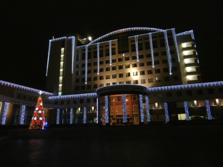 городская елка.
