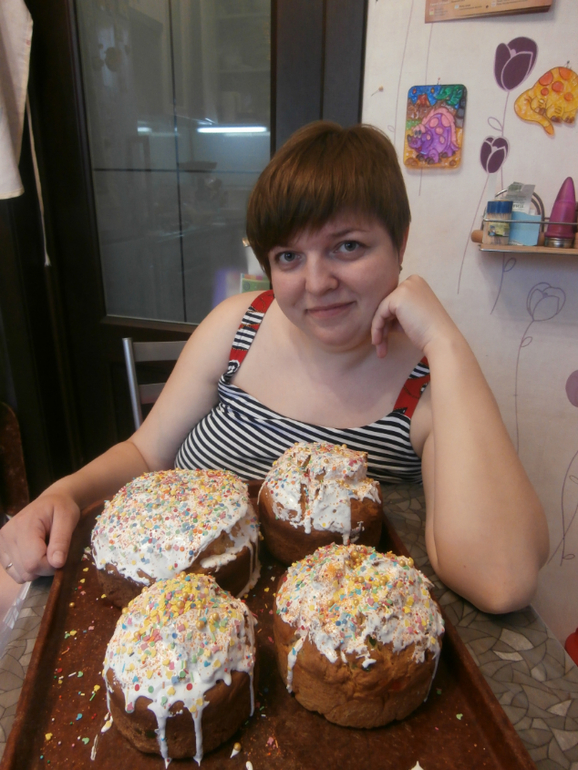 наши пасхальные куличи...