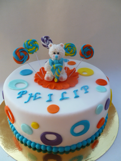 Торт с Мишуткой.