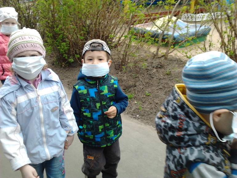 Эвакуация при "пожаре" в д\с № 41