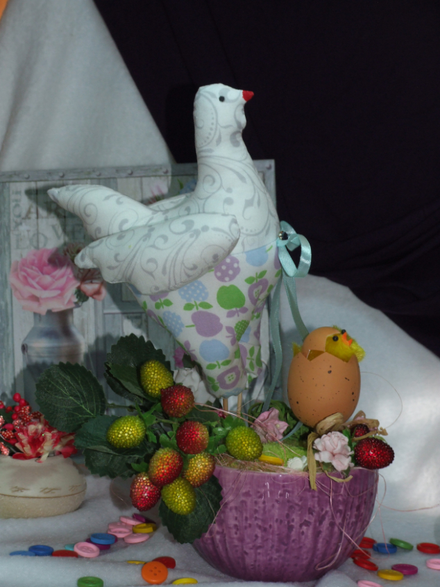 Курочка к пасхе.
