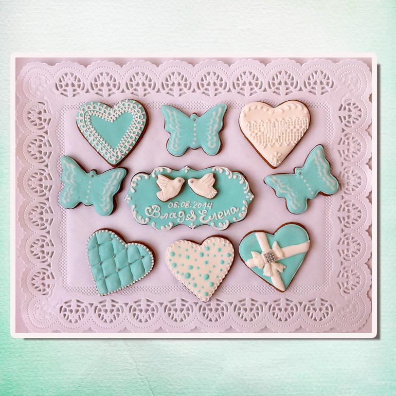 Свадебные пряники