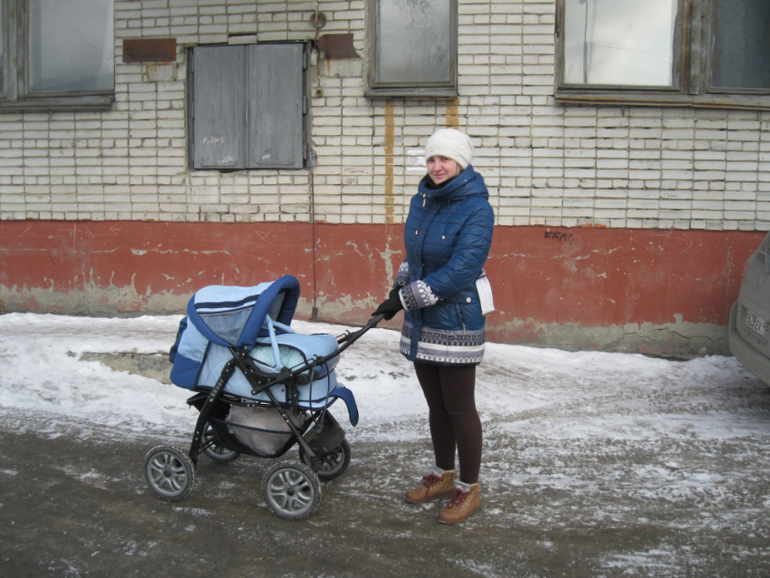 Погуляли на коляске..