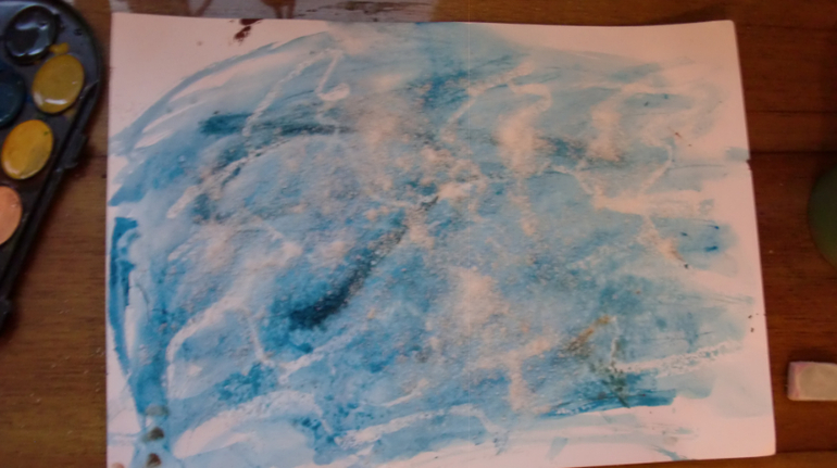 Художка. Рисование солью