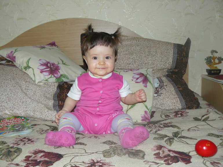 Нашему солнышку 8 месяцев!!!