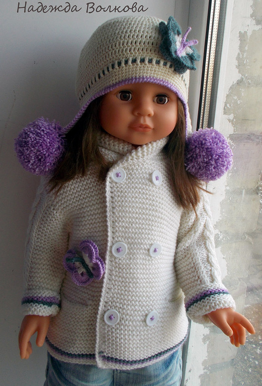 Жакет Дюффел, вариация для девочки