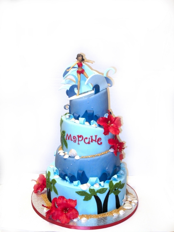 Если ты носишь имя Марина, тортик морской получай в именины!))))