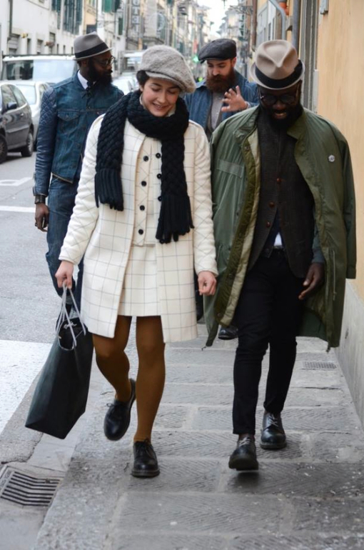 Женские образы на Pitti Uomo 2014