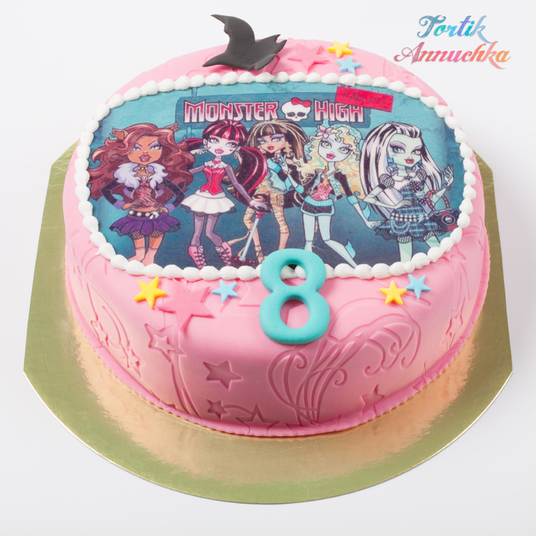 Фото-торт Монстр Хай. Кондитерская Тортик Аннушка