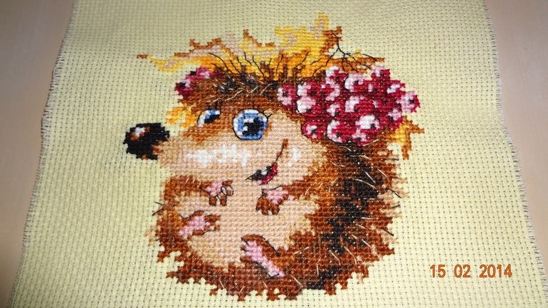 Осенний ежик.