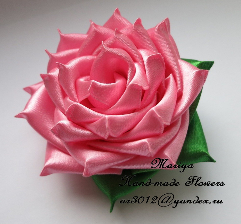 Цветы в технике канзаши