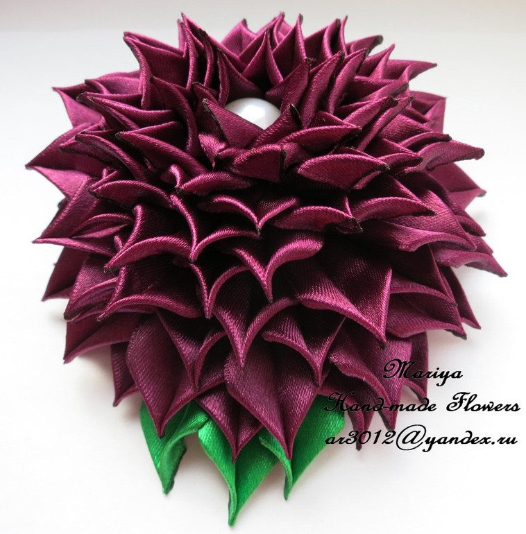 Цветы в технике канзаши