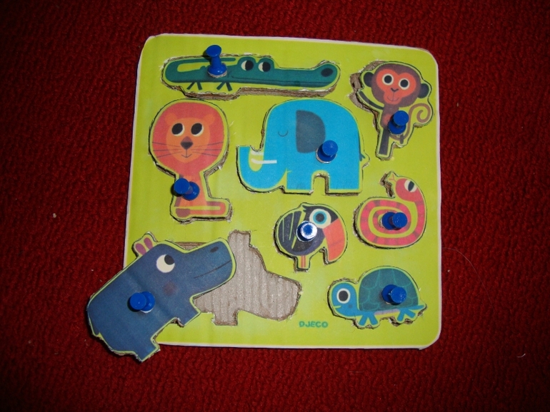 Пазлы из картона