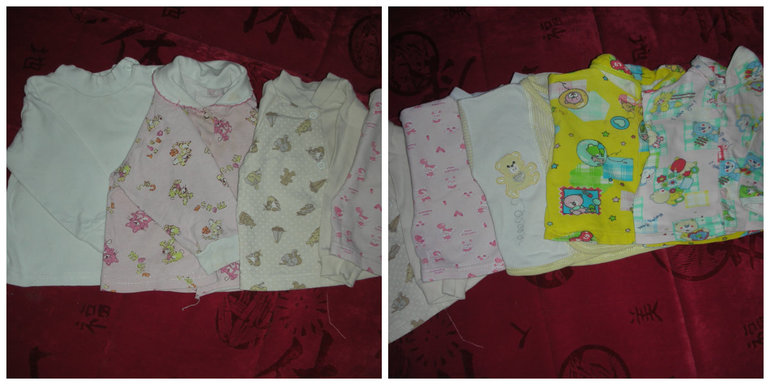 Много одежды на девочку