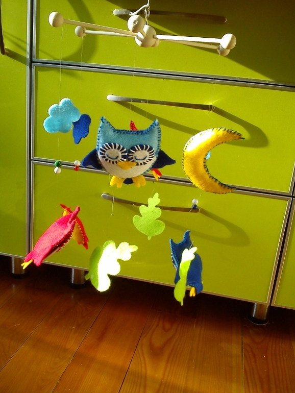 Мобиль из фетра