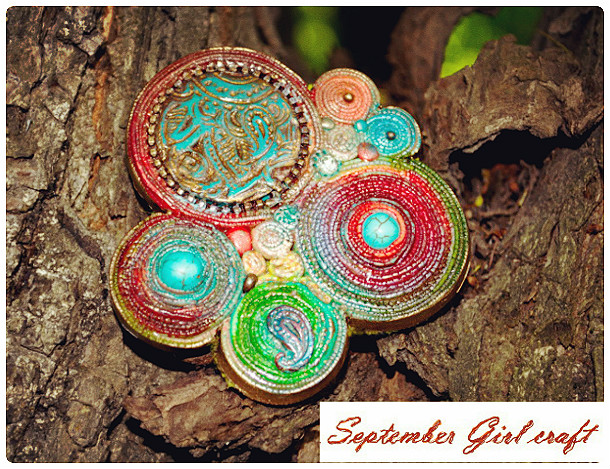 Брошки "Фантастические бабочки"