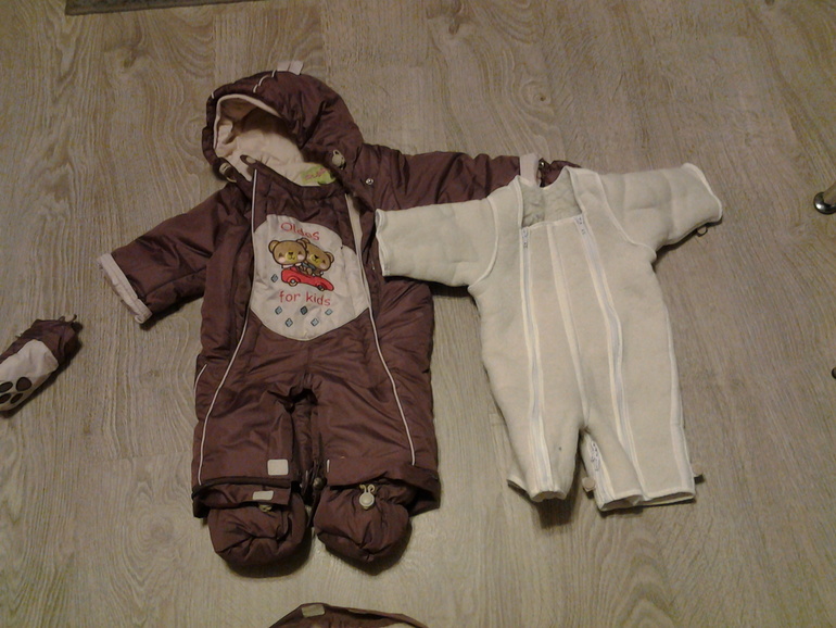 Продам зимний комбинезон-трансформер на съёмной овчине