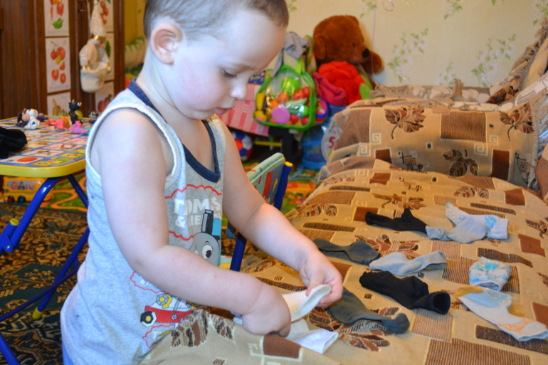 Наши развивающие занятия в 2 года