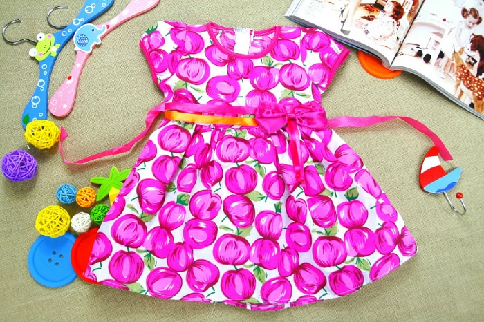 Платье для девочек, 6 цветов - 185 р - 2 дня