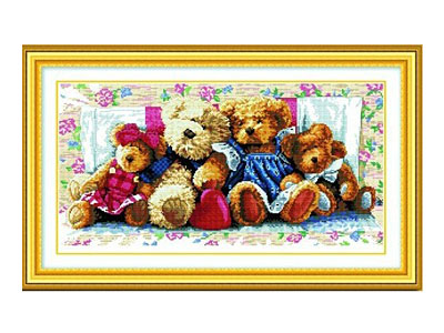 Набор для вышивания "Семья медведей"  - 315 р - 2 дня