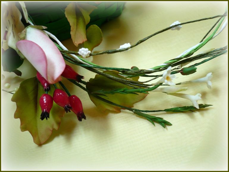 Мои сахарные цветочки с курсов.