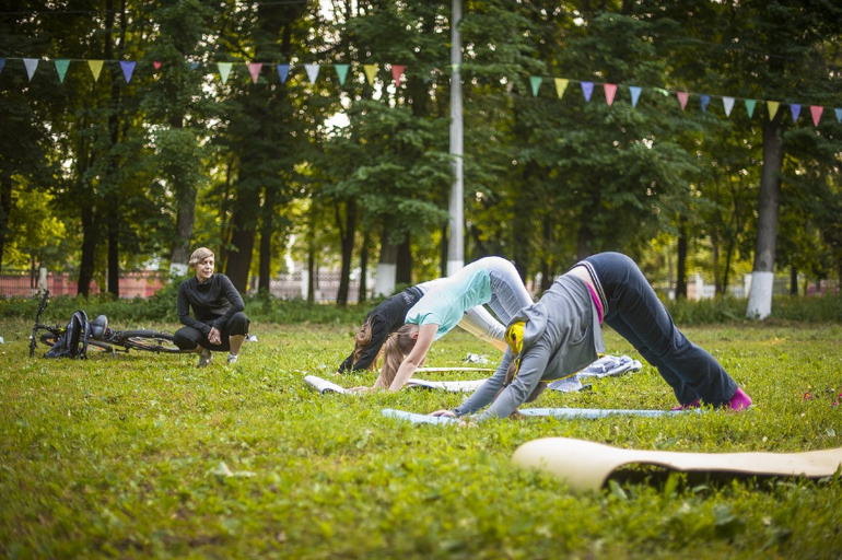 Зарядка с элементами йоги. Сурья Намаскар и Око Возрождения