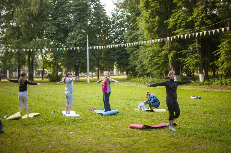 Зарядка с элементами йоги. Сурья Намаскар и Око Возрождения