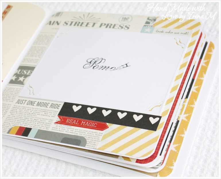 Альбом в американском стиле для мужчины-фотографа.