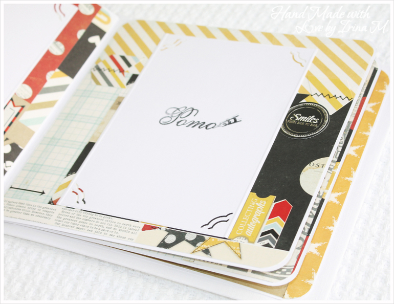 Альбом в американском стиле для мужчины-фотографа.