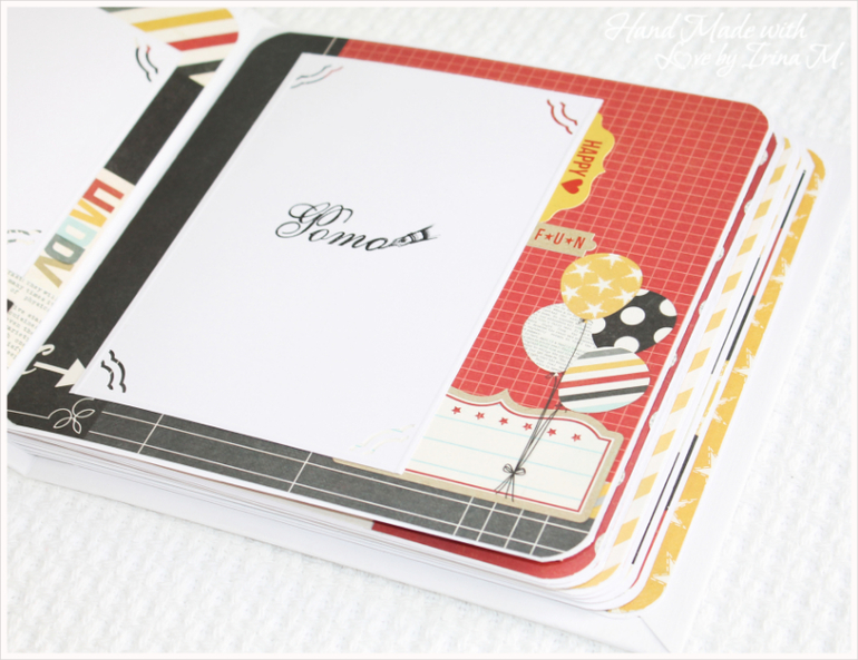 Альбом в американском стиле для мужчины-фотографа.