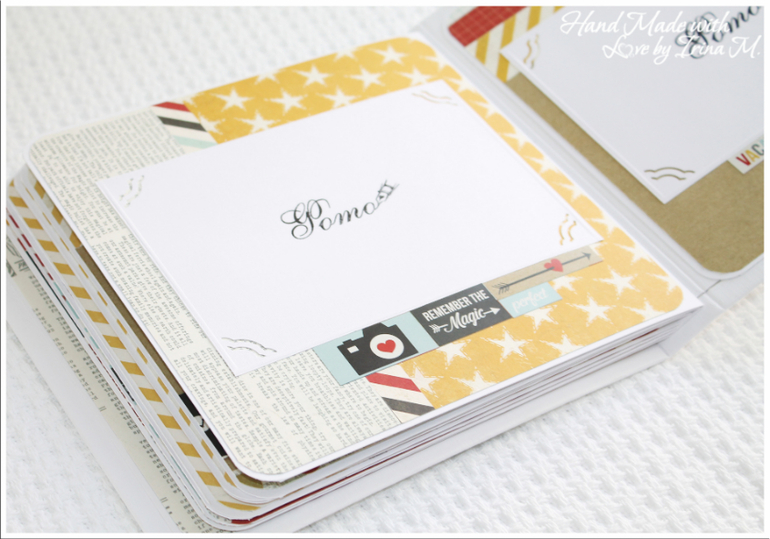 Альбом в американском стиле для мужчины-фотографа.