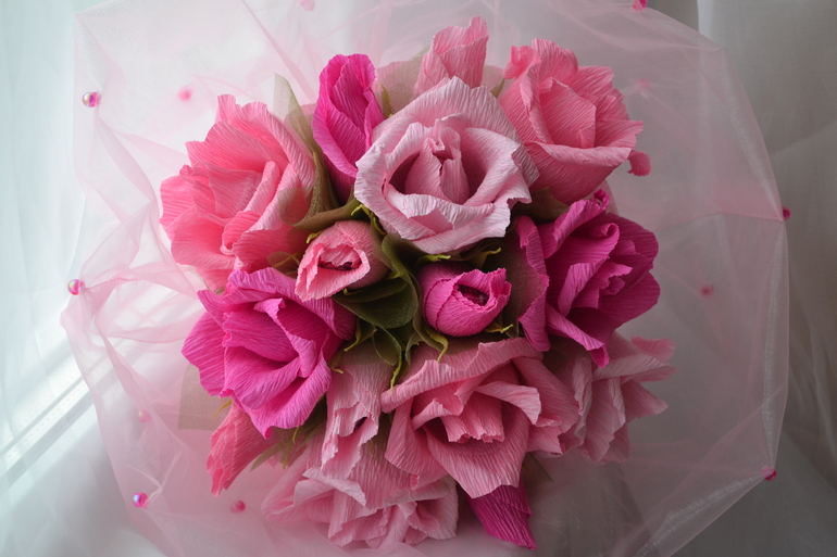 Мой первый ручной букетик