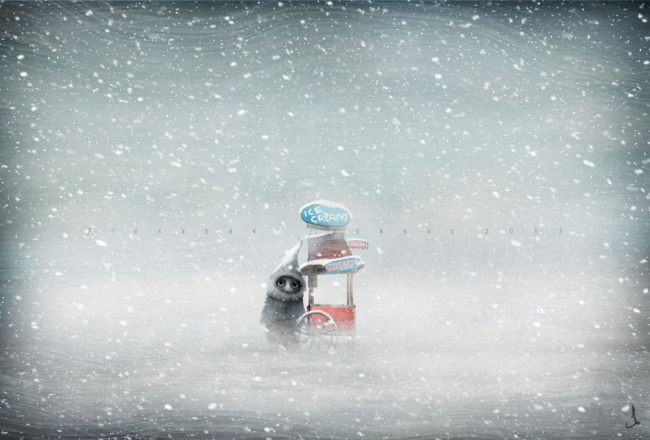 Скандинавские сказки..Как же здорово он рисует..