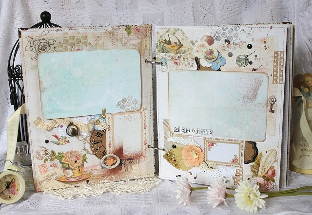 Альбом для романтичной барышни для фото и записей