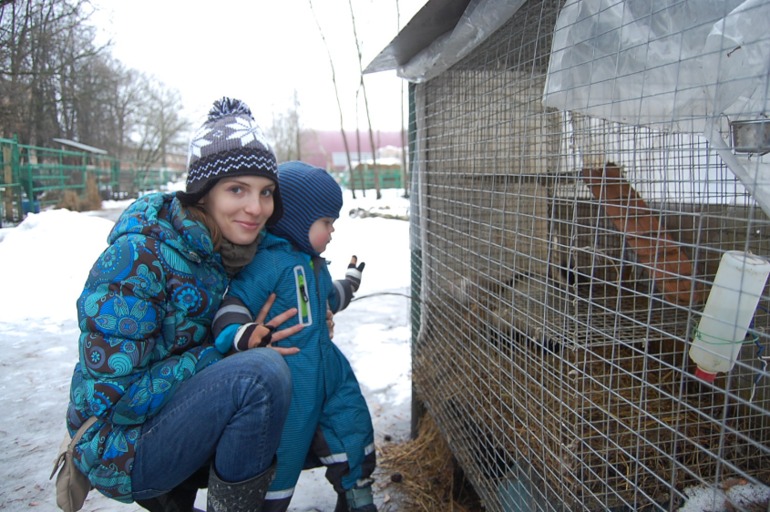 Первая поездка в мини-зоопарк