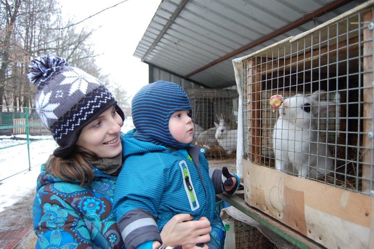 Первая поездка в мини-зоопарк