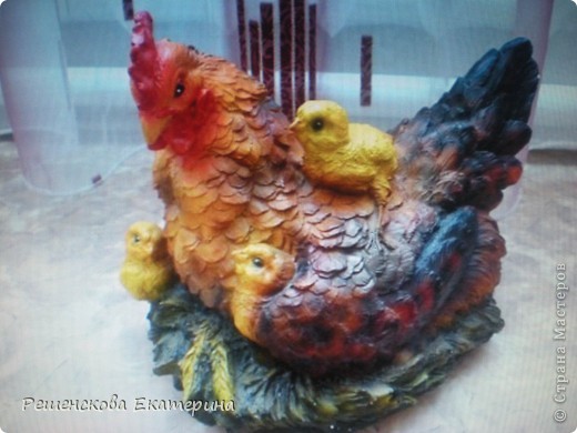 Курочка -наседка. Соленое тесто. МК