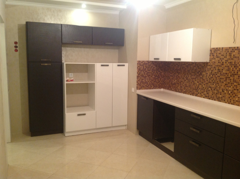 Наконец-то нам поставили кухню!!!)