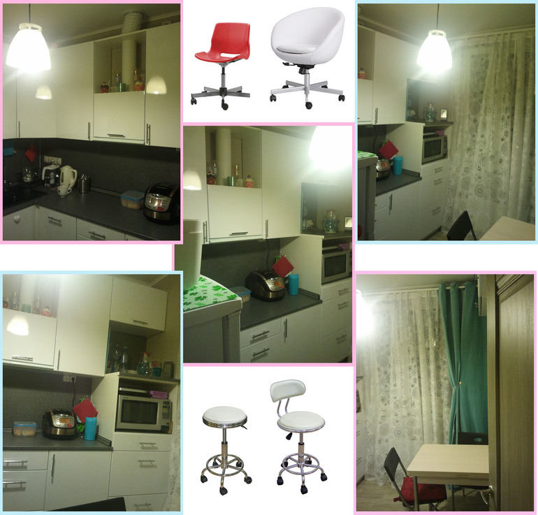 Поможете найти стул?! Заодно новую кухню показала... :)